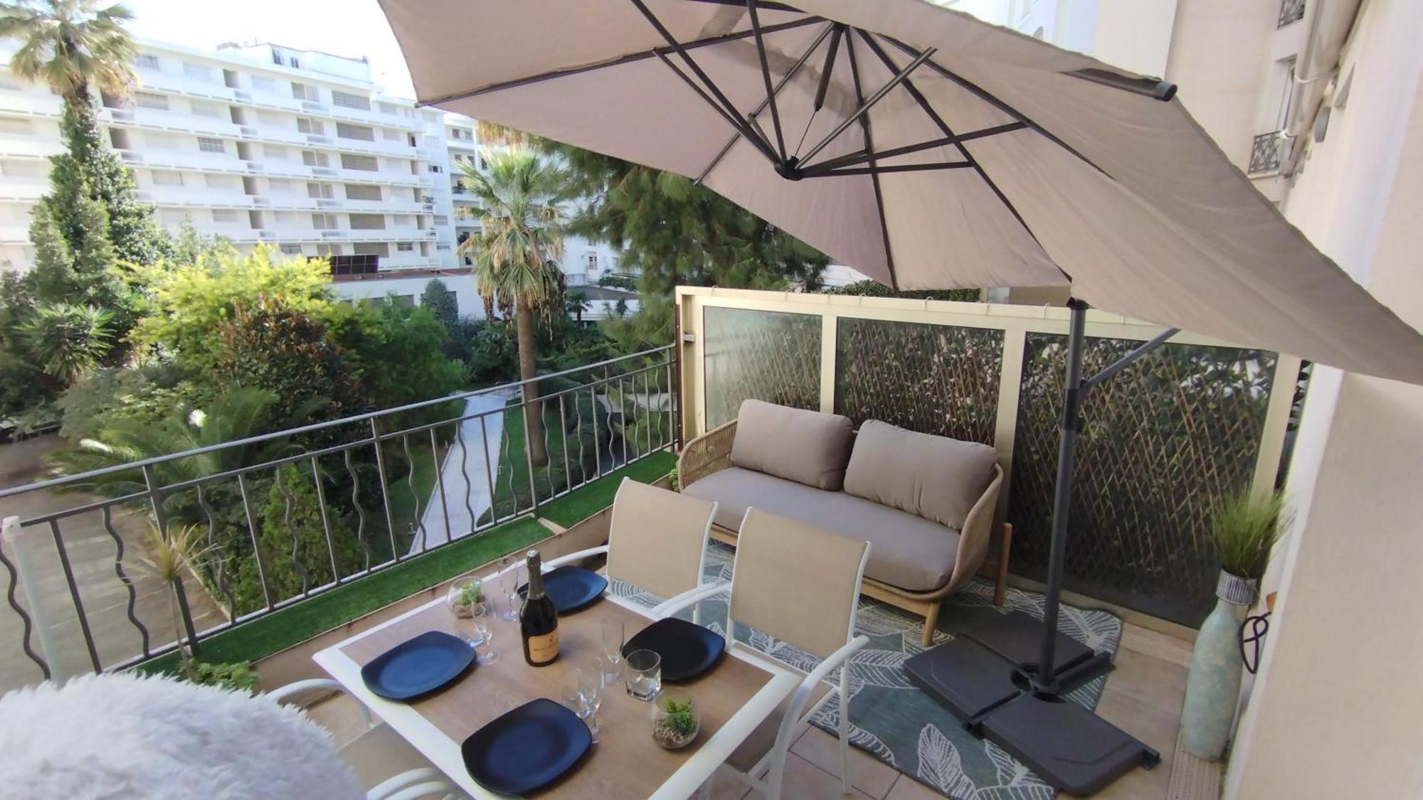 Mythique Miramar Cannes Croisette Terrasse Clim Parking Wifi Εξωτερικό φωτογραφία